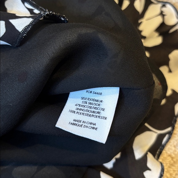 Derek Lam 10 Crosby Floral Black and White Women's Skirt - Picture 6 of 6